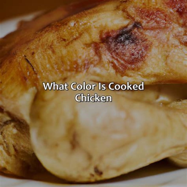 Why does chicken go GREY when cooked?