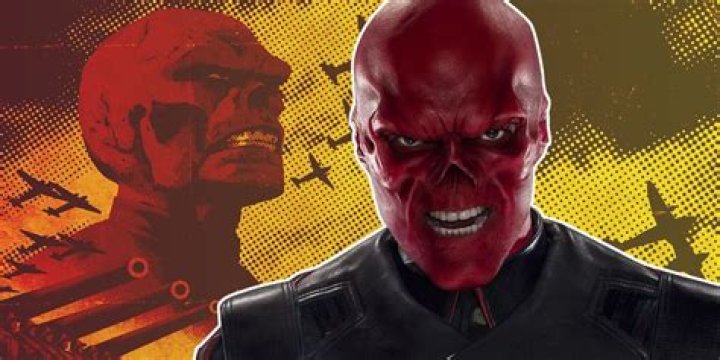 Why is Red Skull's face red?